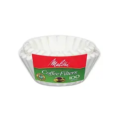 MELITTA - Filtros Tipo Canasta Tamaño 8-12 Tazas 100 unidades