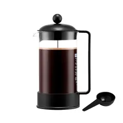BODUM - Prensa Francesa Brazil Classic Negra (3 Tazas - 350 ml)
