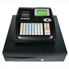 TECNOHOGAR JS - Caja Registradora Silver Max Conexiones Usb 10000 Plus Led Sistema Contable Sorfware Incluido