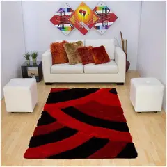 MITAPETE COM - Tapete moderno 120 x 170cms rojo