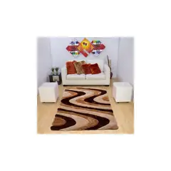 MITAPETE COM - Tapete pie de cama 60 x 100 cm cafe