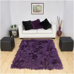 MITAPETE COM - Tapete Moderno Brillos 80 x 150cms Morado