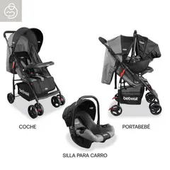 BEBESIT - Coche Para Bebe Tipo Moises Portabebe Marca Summer