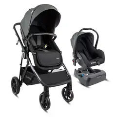 BEBESIT - Coche para Bebé Travel System Cosmos Gris