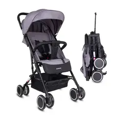BEBESIT - Coche Para Bebe Paseador Tipo Maleta Bit Gris
