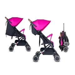 BEBESIT - Coche Para Bebe Paseador Tipo Maleta Bit Rosado