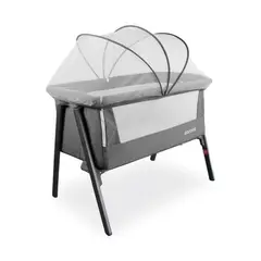 BEBESIT - Cuna Colecho para Bebé Easy Sleep Gris Bolsa viaje
