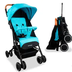 BEBESIT - Coche Para Bebe Paseador Tipo Maleta Bit Azul