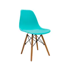STAY ELIT - Set de 2 sillas minimalistas color azul-