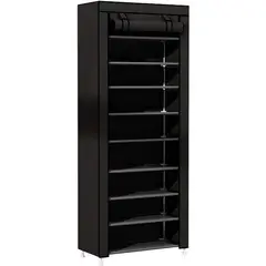 STAY ELIT - Zapatera Tipo Closet 9 Niveles para 27 Pares Color Negro