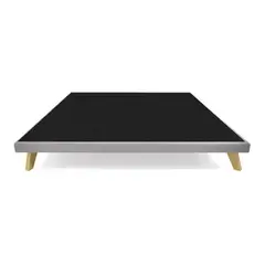 VENECIA - Base Cama Versalles Queen en Tela Plata