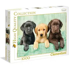 CLEMENTONI - Rompecabezas Los Tres Labradores (39279) 1000 Pcs