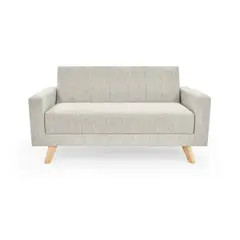 VENECIA - Sofa 2 Puestos Baru 152x83 Tela Antifluido Taupe