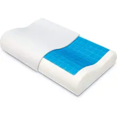 ZHOPI CO - Almohada Ortopédica Memory Foam Gel Activo Mantiene Fresco Con Funda