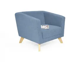 VENECIA - Poltrona Montreal en Tela Índigo