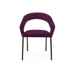 VENECIA - Silla Atenas Tela Uva (63 x 58 x 78 cm)