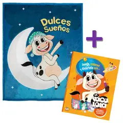 TOY CANTANDO - Cobija la vaca lola dulces sueños libro la vaca lola