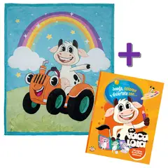 TOY CANTANDO - Cobija la vaca lola tractor libro la vaca lola juega