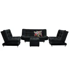 INDUSTRIAL BASESTILOS - Sala Moltochic Lino negro patas de metal