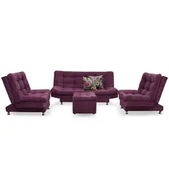 INDUSTRIAL BASESTILOS - Sala Moltochic Lino Purpura patas de Metal