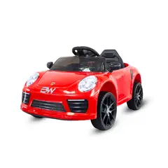 PRINSEL - Carro Electrico Niño Montable Spider Rojo 6V