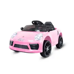 PRINSEL - Carro Electrico Niño Montable Spider Rosa 6V