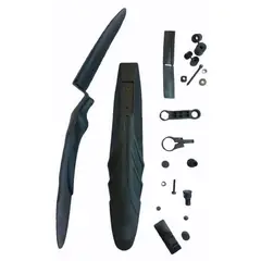 GW BOY - Guardabarro Bicicleta Delantero Y Trasero Mtb guardafangos plastico