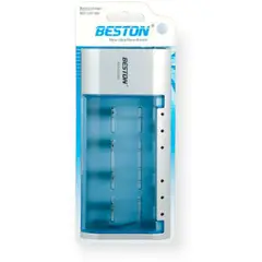 BESTON - Cargador universal para aa aaa 9v c y d