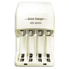 GENERICO - Cargador para pilas baterías recargables aa aaa sin pilas