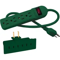 VDM - Kit multitoma 4 salidas + multitoma de pared 3 salidas polarizada