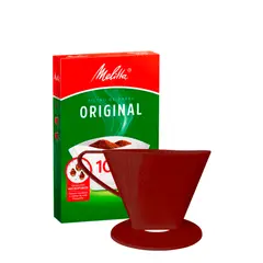 MELITTA - Portafiltro Vino Tinto (Tamaño #100) con 30 filtros