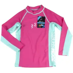 ZOOM SPORT - Camiseta Manga Larga de Natacion Rosa Zoom Sports.