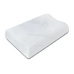 DORMILANDIA - Set x2 Almohadas Viscoelásticas Masajeadoras Funda Tela Antiestrés