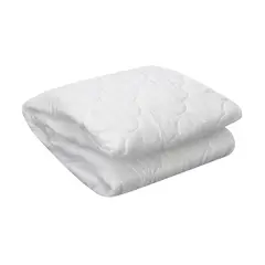 DORMILANDIA - Protector cama sencilla acolchado tipo hogar 100 cm x 190 cm