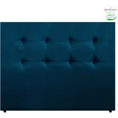 DORMILANDIA - Cabecero para cama sencillo dublin azul
