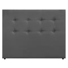 DORMILANDIA - Cabecero para cama semidoble dublin gris