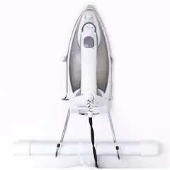 ESSENZA - Soporte para Mesa y Plancha de Ropa en Metal Cromado