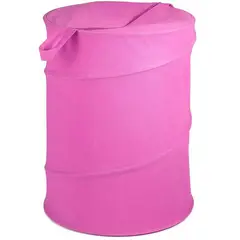 ESSENZA - Canasta de Tela Organizadora de Ropa Sucia Fucsia