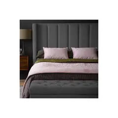 EKONOMODO COLOMBIA - Espaldar De Cama Queen Julieta Gris Plomo 160X150 Cm