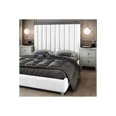 EKONOMODO COLOMBIA - Espaldar de cama Doble Natura Blanco 140x150 cm