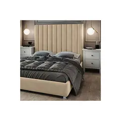 EKONOMODO COLOMBIA - Espaldar de cama Queen Natura Taupe 160x150 cm