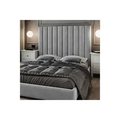 EKONOMODO COLOMBIA - Espaldar De Cama Queen Natura Gris Plata 160X150 Cm