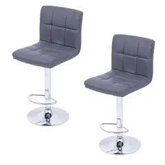 EKONOMODO COLOMBIA - Silla de bar leo gris set x 2