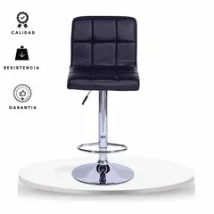 EKONOMODO COLOMBIA - Silla De Barra O Bar Leo Negra