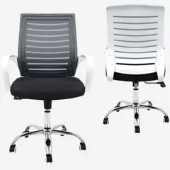 EKONOMODO COLOMBIA - Silla De Oficina Line Negro Blanco