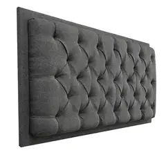 MUEBLES ONLINE - Cabecero de Colgar Dreamer Lino Gris 160 cms