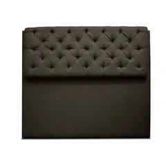 MUEBLES ONLINE - Cabecero de piso dreamer lino café 160 cms