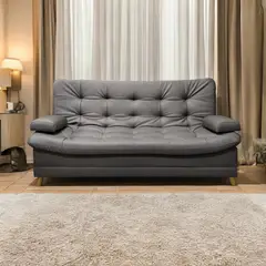 MUEBLES ONLINE - Sofa cama 3 posiciones Dolce antirasguño gris