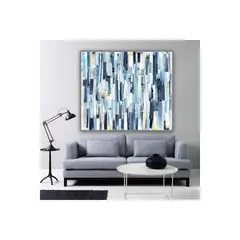 EKONOMODO COLOMBIA - Cuadro en mdf blue paint-in 180x120x5cm