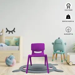 EKONOMODO COLOMBIA - Silla infantil andy morado